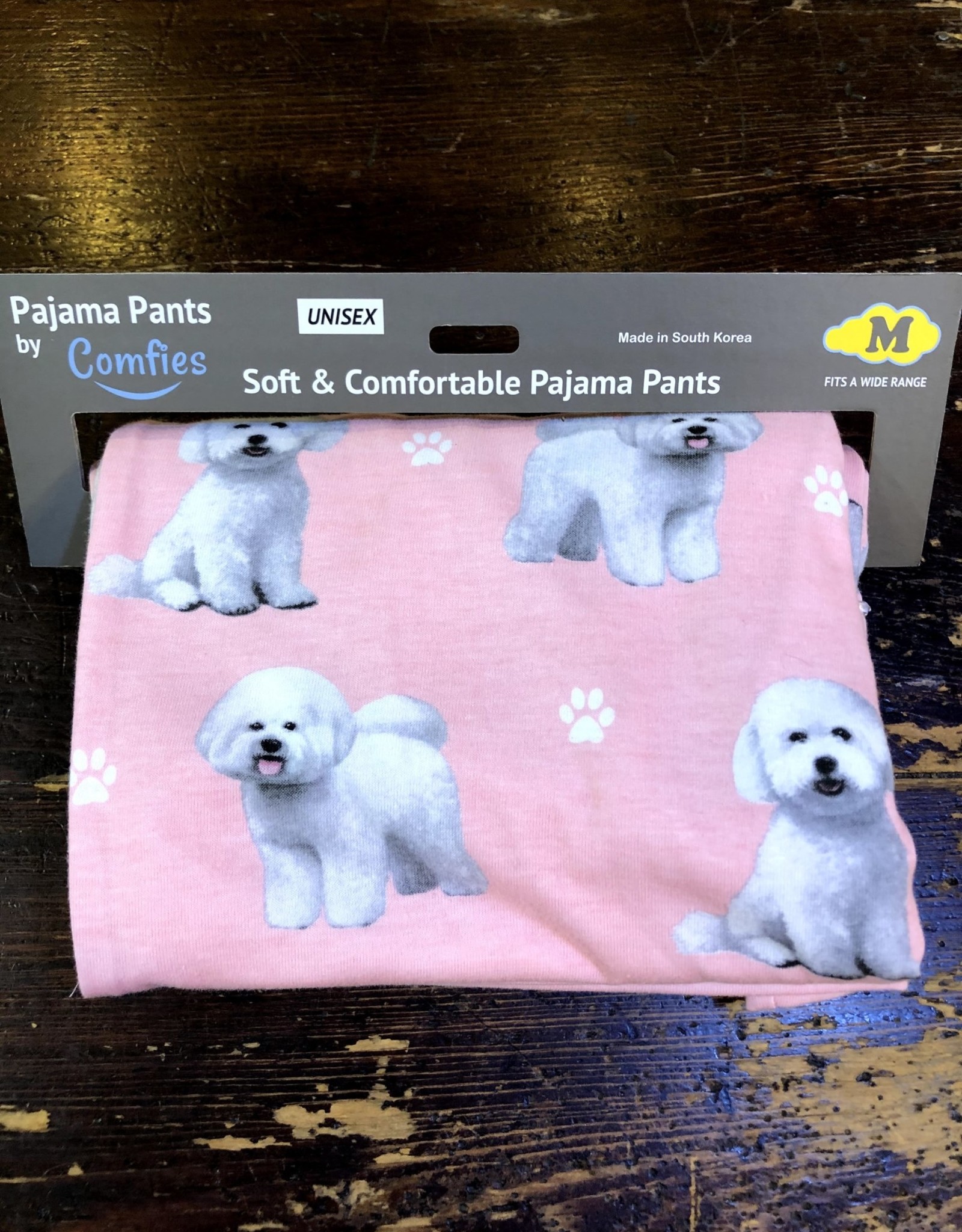 Apparel E & S Pets - Bichon Frise Pajama Pants - Medium