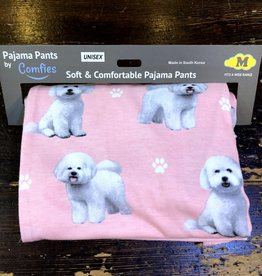 Apparel E & S Pets - Bichon Frise Pajama Pants - Medium