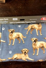 Apparel E & S Pets: Yellow Labrador Pajama Pants - XL