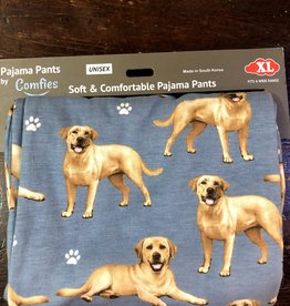 Apparel E & S Pets: Yellow Labrador Pajama Pants - XL