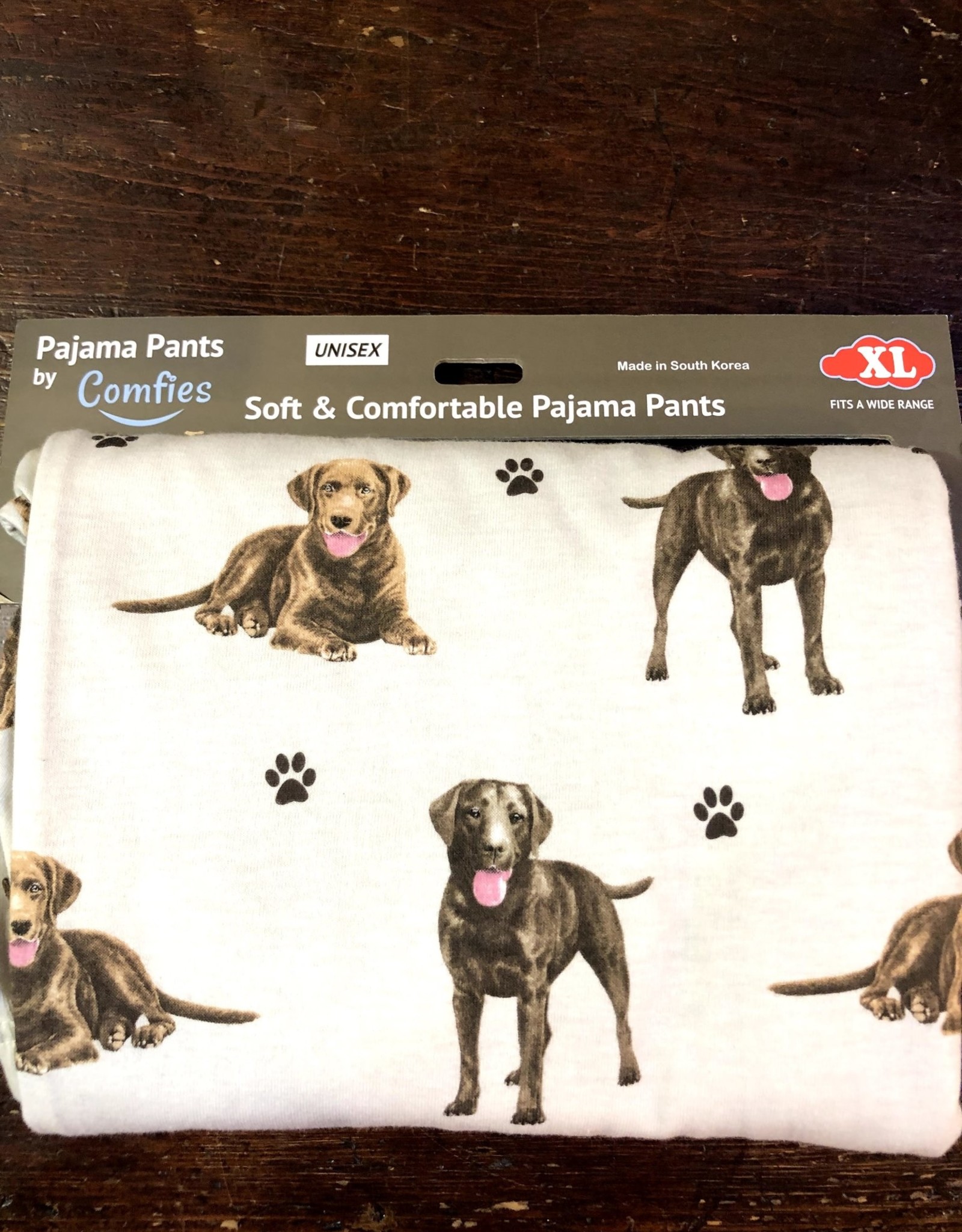 E&S Pets E & S Pets: Chocolate Labrador Pajama Pants -  XL