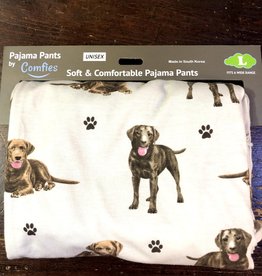 E & S Pets: Chocolate Labrador Pajama Pants - Large