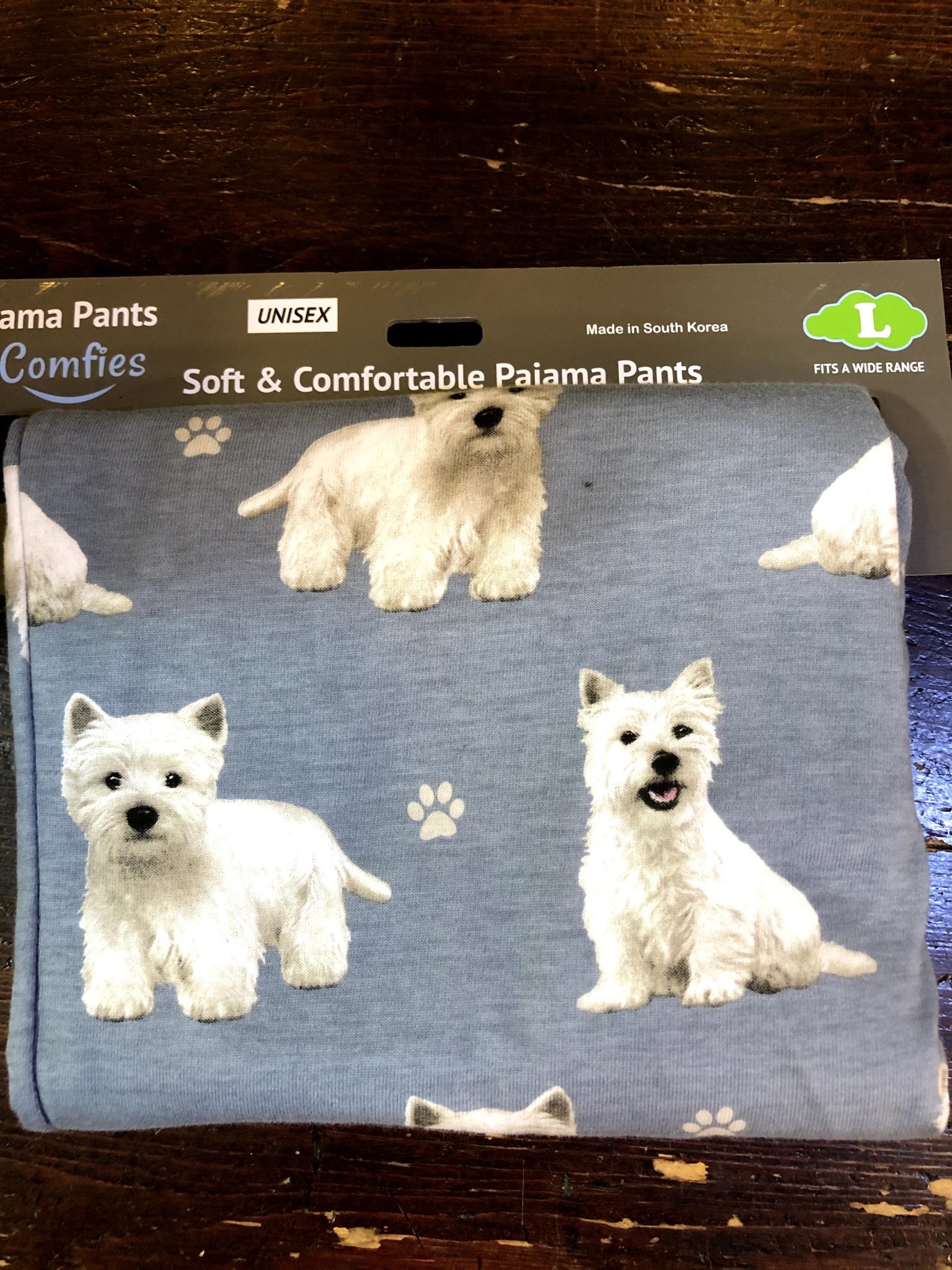 Westie pajama pants Clearance