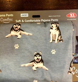 Apparel E & S Pets: Siberian Husky Pajama Pants - XL