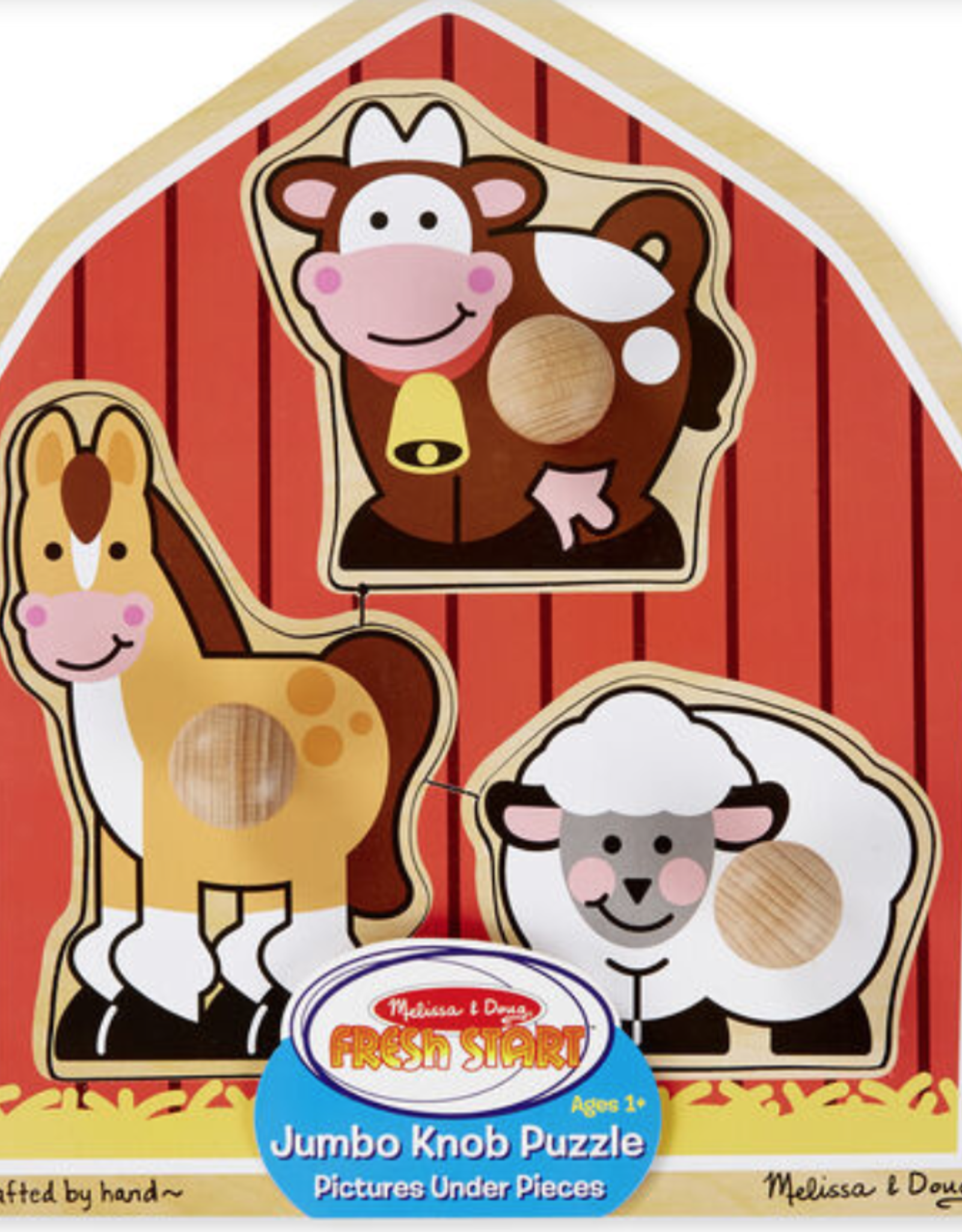 Kids Melissa & Doug - Barnyard Animal Jumbo Knob