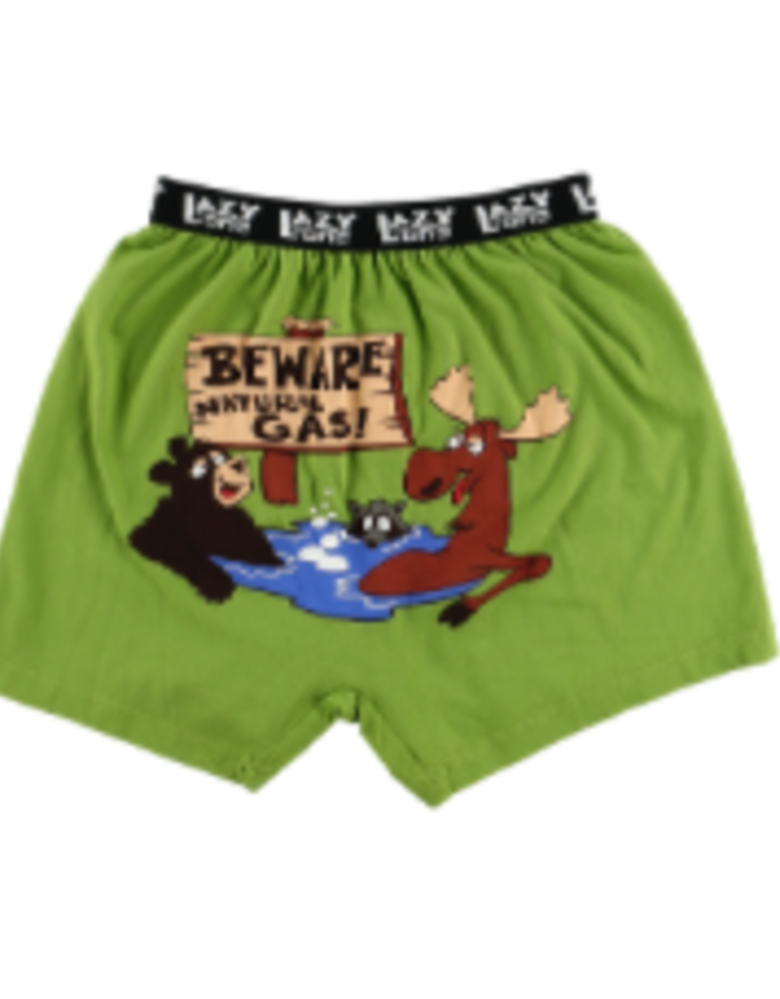 Mens Lazy One - Beware of Natural Gas Boxer Brief  (M)