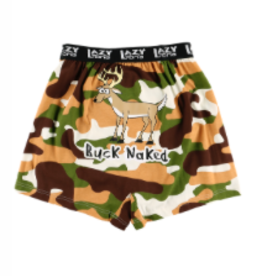 Lazy One Funny Boxer - Buck Naked Camo L