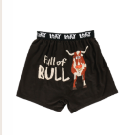 Mens Lazy One - Full of Bull Boxer Briefs    (XL)