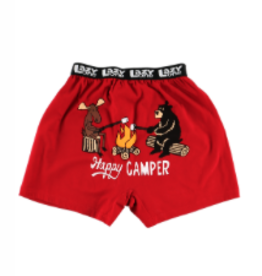 Mens Lazy One - Happy Camper Boxer Briefs   (M)
