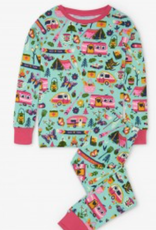 Little Blue House Kids Pajama Set - Glamping Size 6