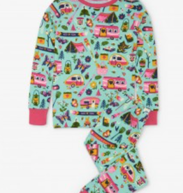 Little Blue House Kids Pajama Set - Glamping Size 6