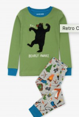 Apparel Little Blue House Kids Pajama Set - Retro Camping Size 6