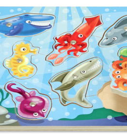 Kids Melissa & Doug: Fishing Magnetic Puzzle Game