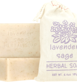 Lavender Sage - Greenwich Bay - Herbal Soap in a Sack