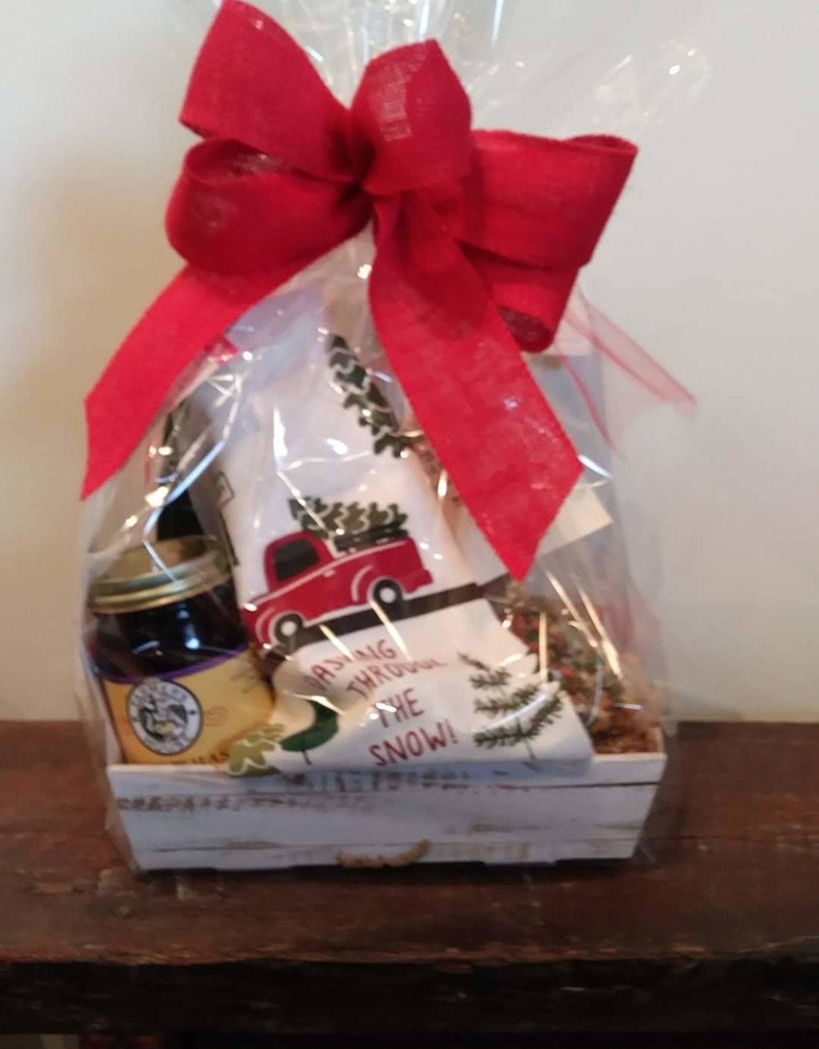 Christmas Box & Bow - Make My Order a Gift Basket!