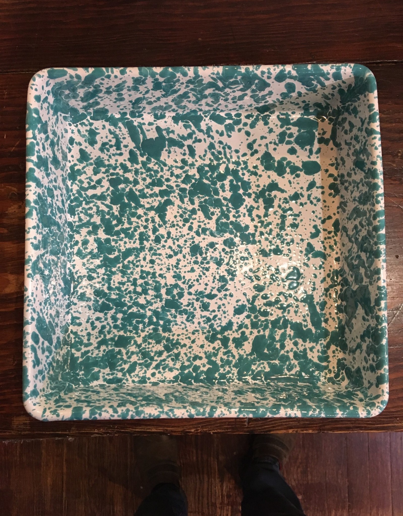 Kitchen Crow Canyon - Turquoise Marble Brownie Pan