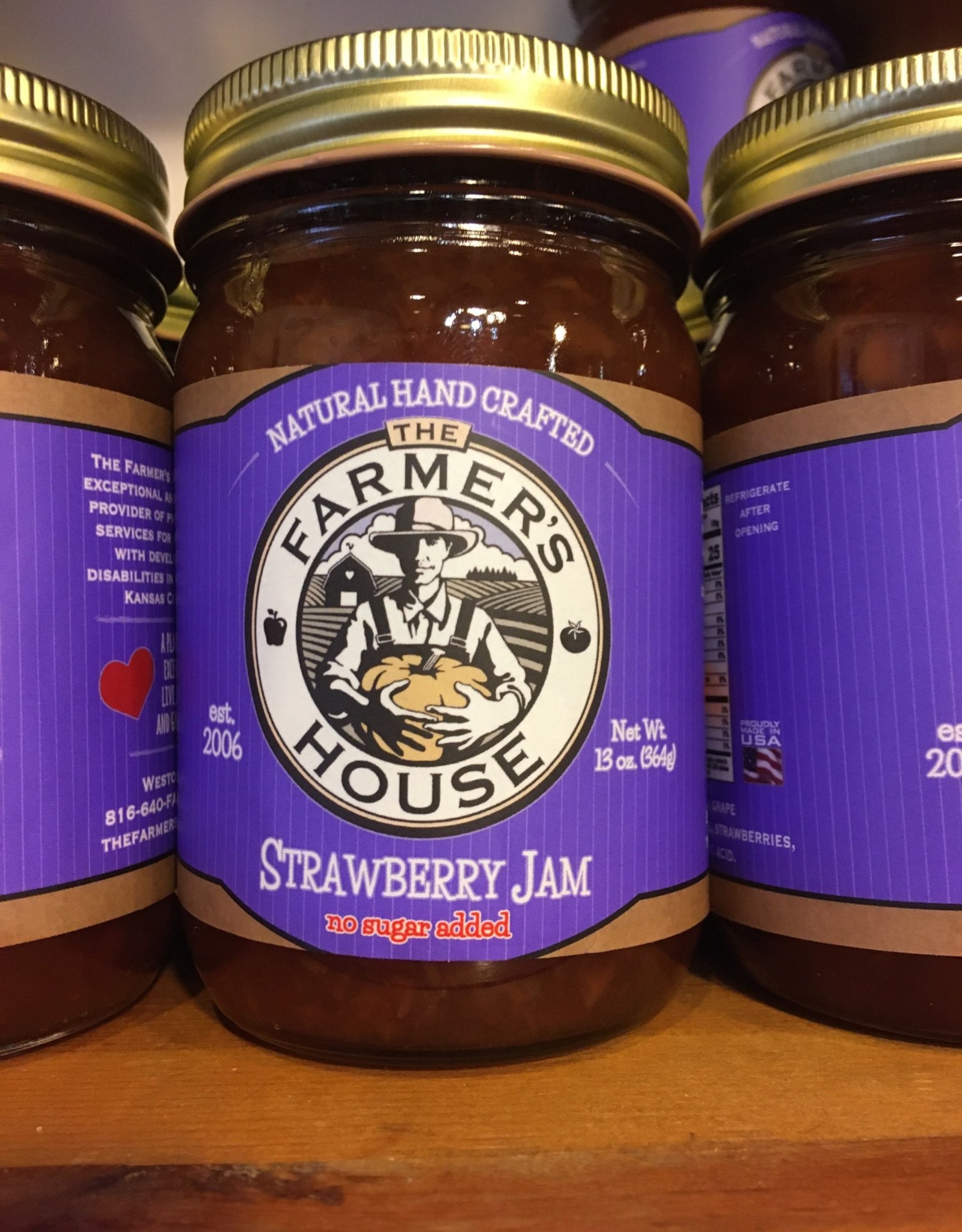 Staple Jars TFH - Strawberry Jam NO SUGAR ADDED