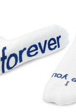 Apparel Notes to Self: I Love You Forever White/Blue - S