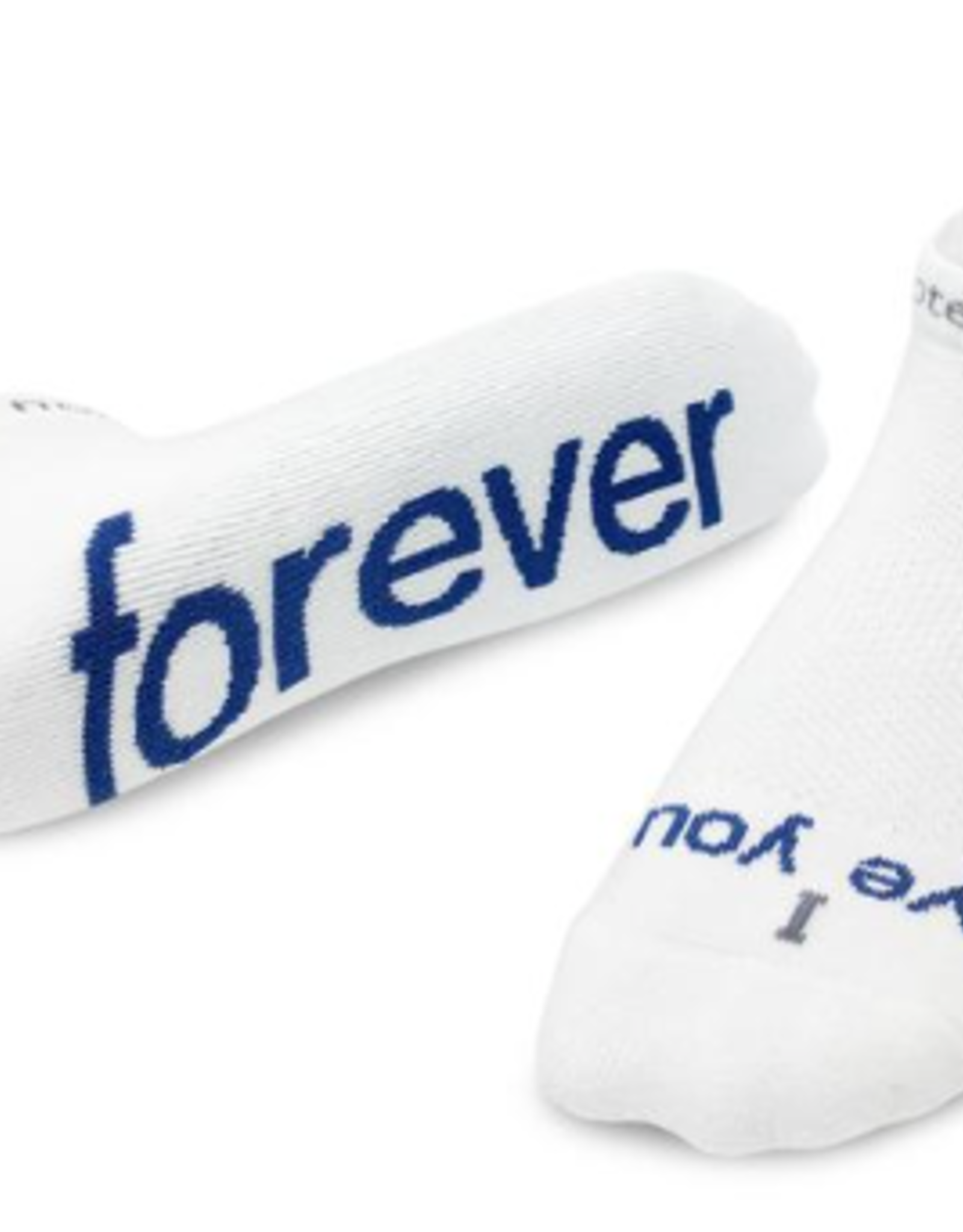 Apparel Notes to Self: I Love You Forever White/Blue - S