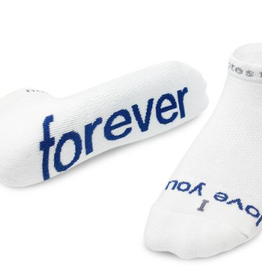Apparel Bargain Barn - Notes to Self: I Love You Forever White/Blue - S