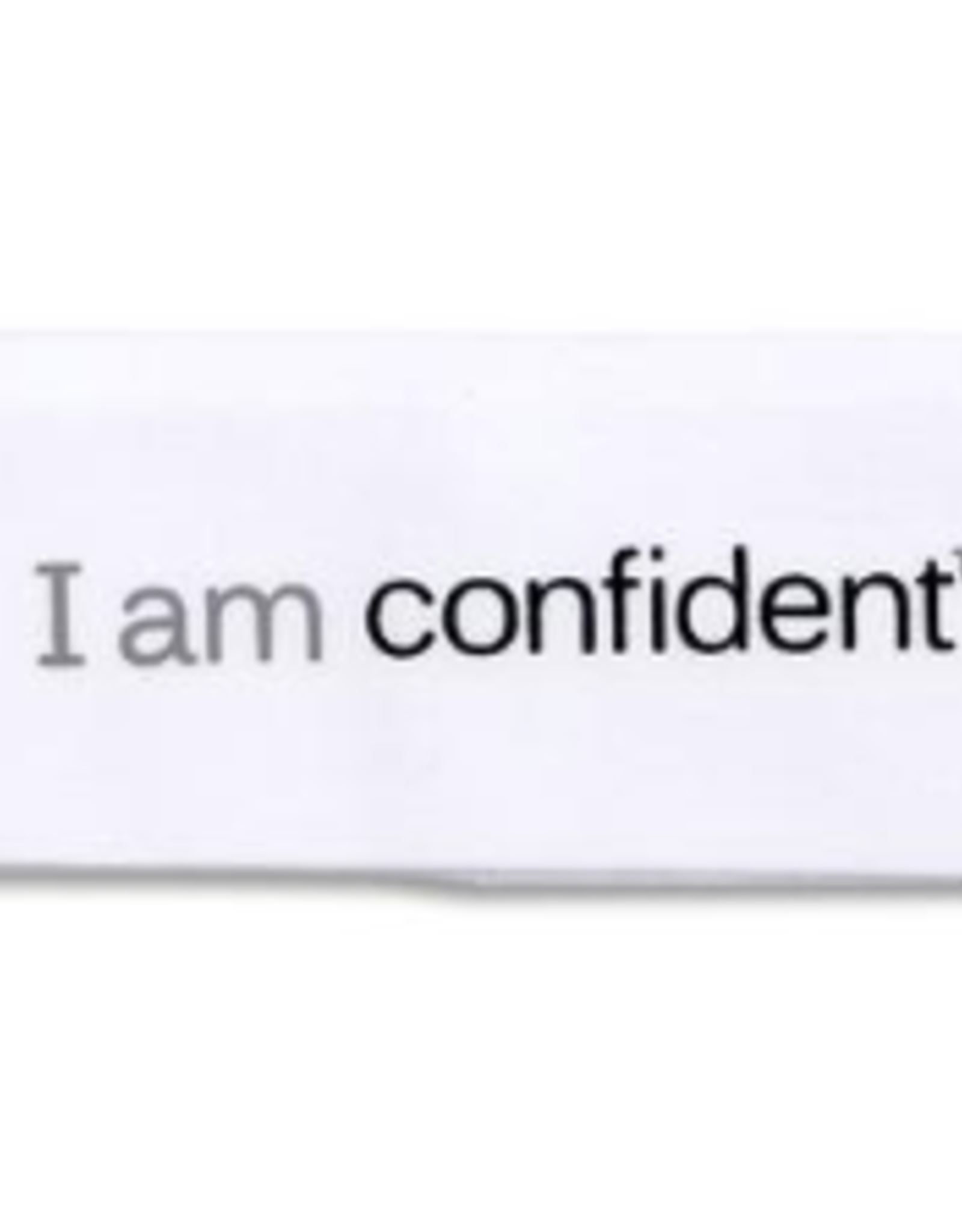 Apparel Notes to Self: I am Confident White Headband