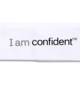 Apparel Notes to Self: I am Confident White Headband