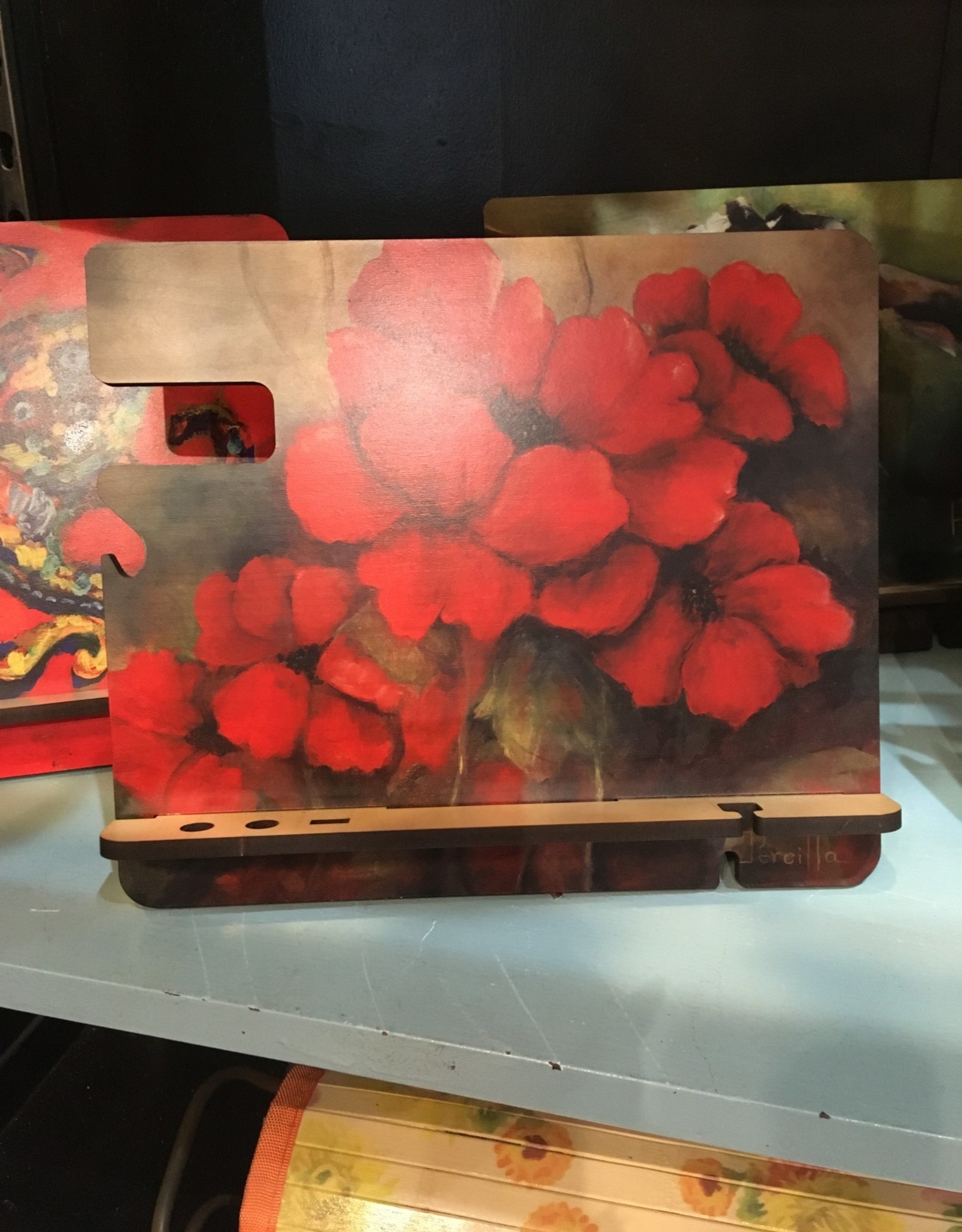 Home Goods Poppies Large Phone Dock