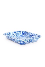 Kitchen Crow Canyon - Small Open Roasting Pan Blue Marble