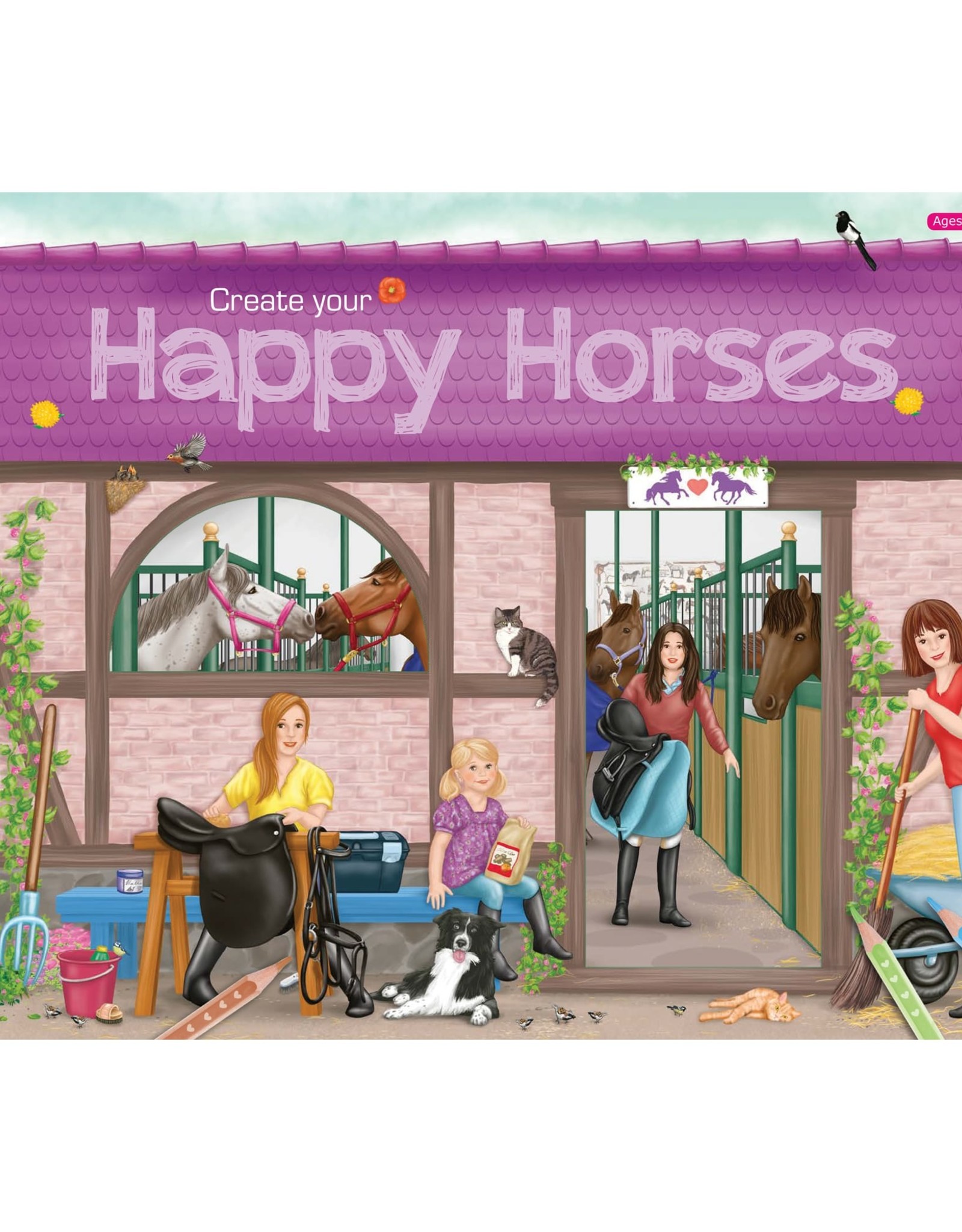 Schylling Happy Horses Book