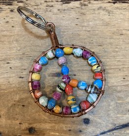 Ornaments for Orphans Key Chain - Peace Sign