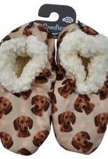 E&S Pets E & S Pets: Dachshund Red Comfies Slippers
