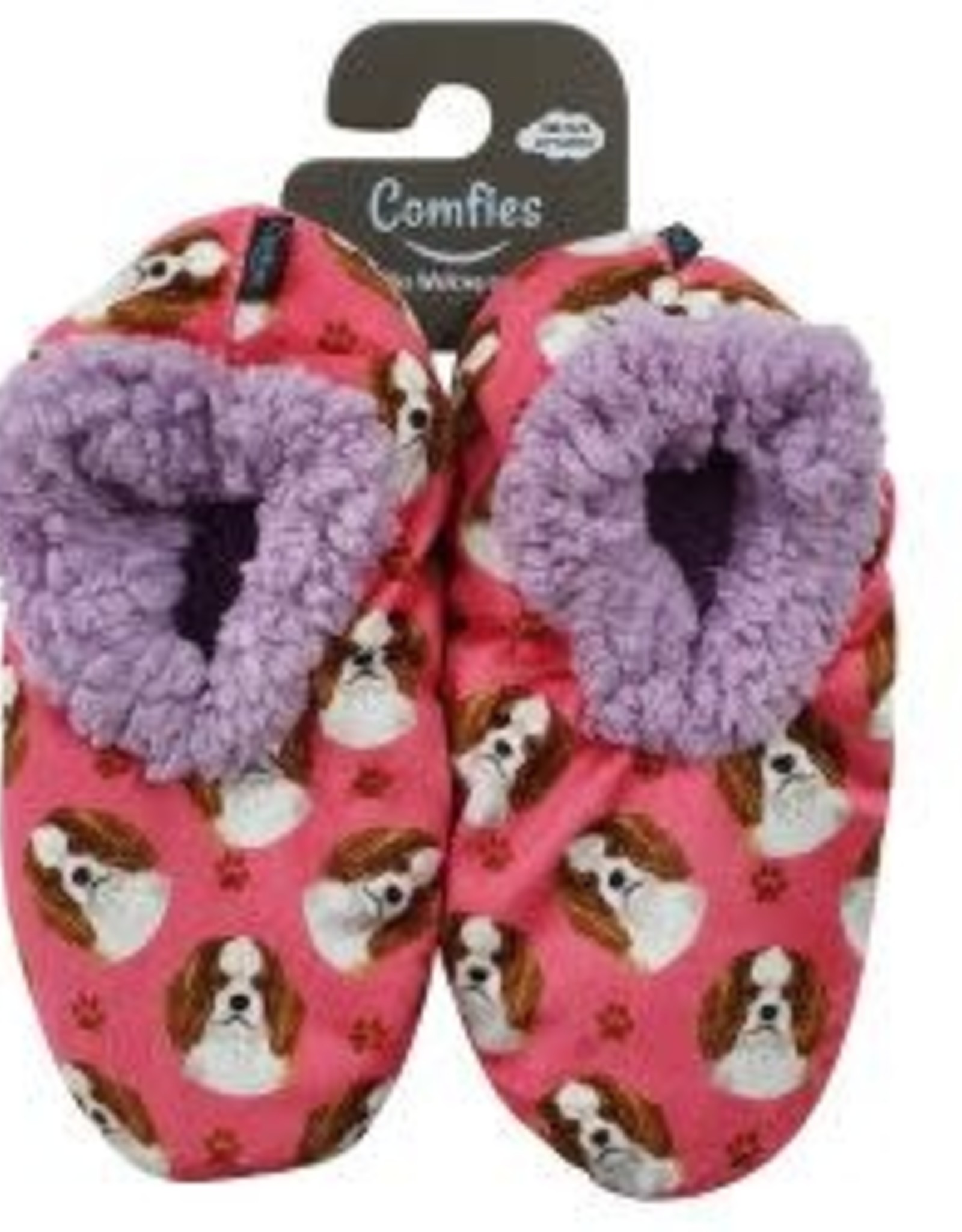 Apparel E & S Pets: King Charles Cavalier Comfies Slippers