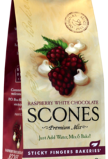 Food & Beverage Sticky Fingers  - White Chocolate Raspberry Scones Mix