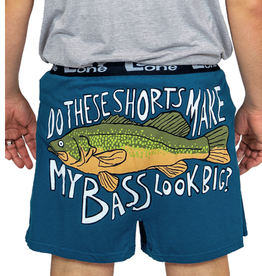 Mens Lazy One - My Bass Look Big? Boxer Briefs   (L)