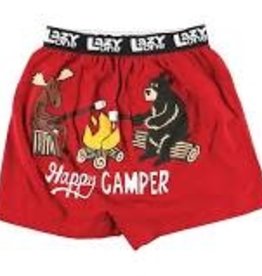 Mens Lazy One - Happy Camper Boxer Breifs    (XXL)