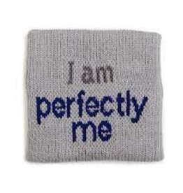 Apparel Notes to Self: I am Perfectly Me Wrist Band Grey/Purple