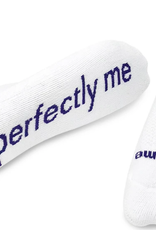 Apparel Notes to Self: I am Perfectly Me White/Purple - S