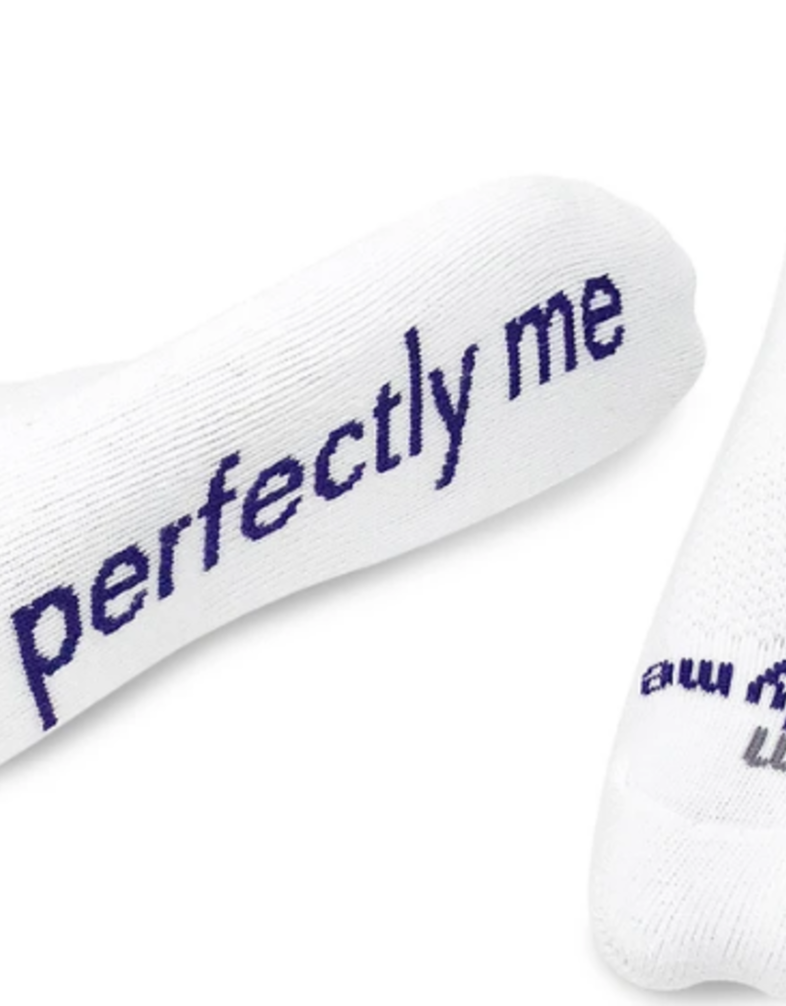 Apparel Bargain Barn - Notes to Self: I am Perfectly Me White/Purple - S