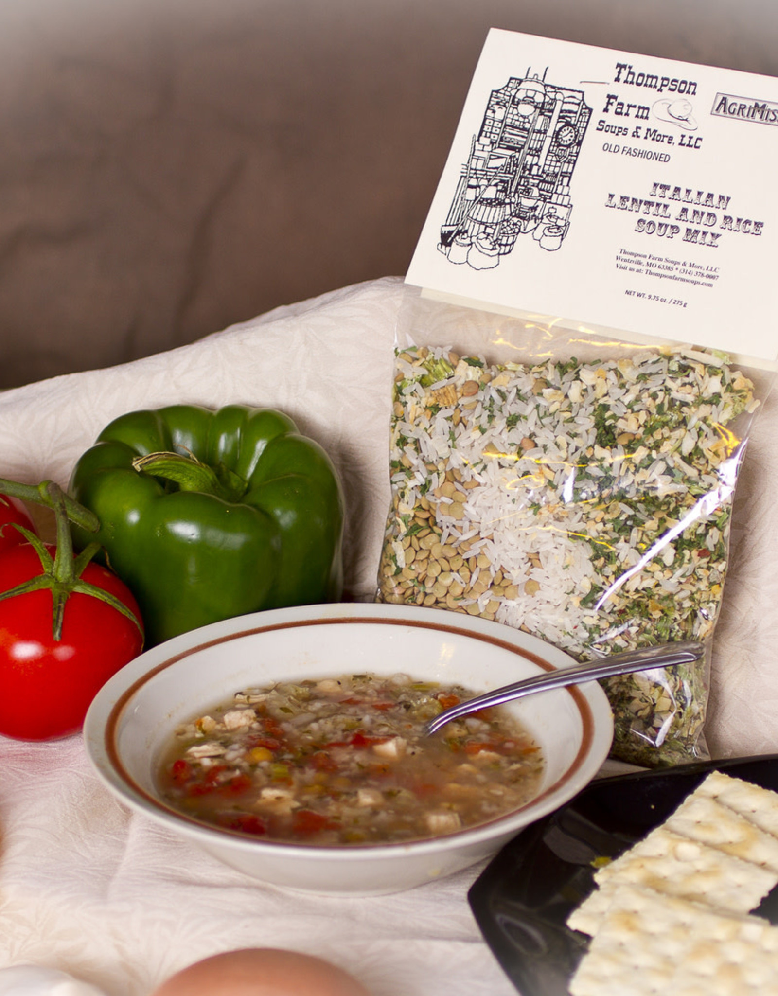 Food & Beverage Thompson Farm - Soup Italian Lentil and Rice