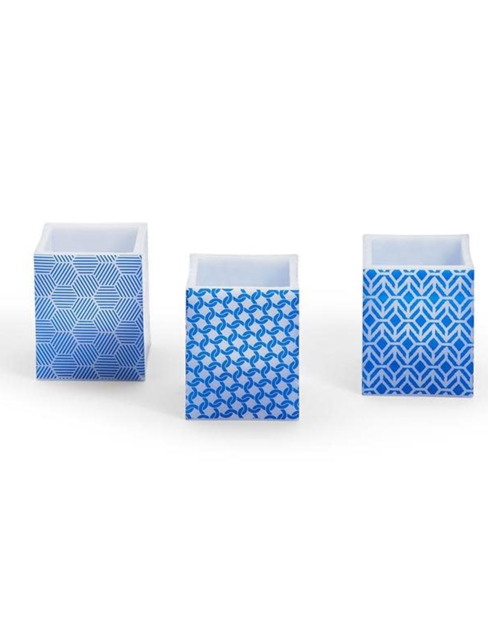 Home Goods Two's Company - Atlantis Blue Citronella Lantern Candle