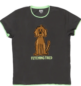 Apparel Lazy One Women's Pajama Tee: Fetching TIred (M)