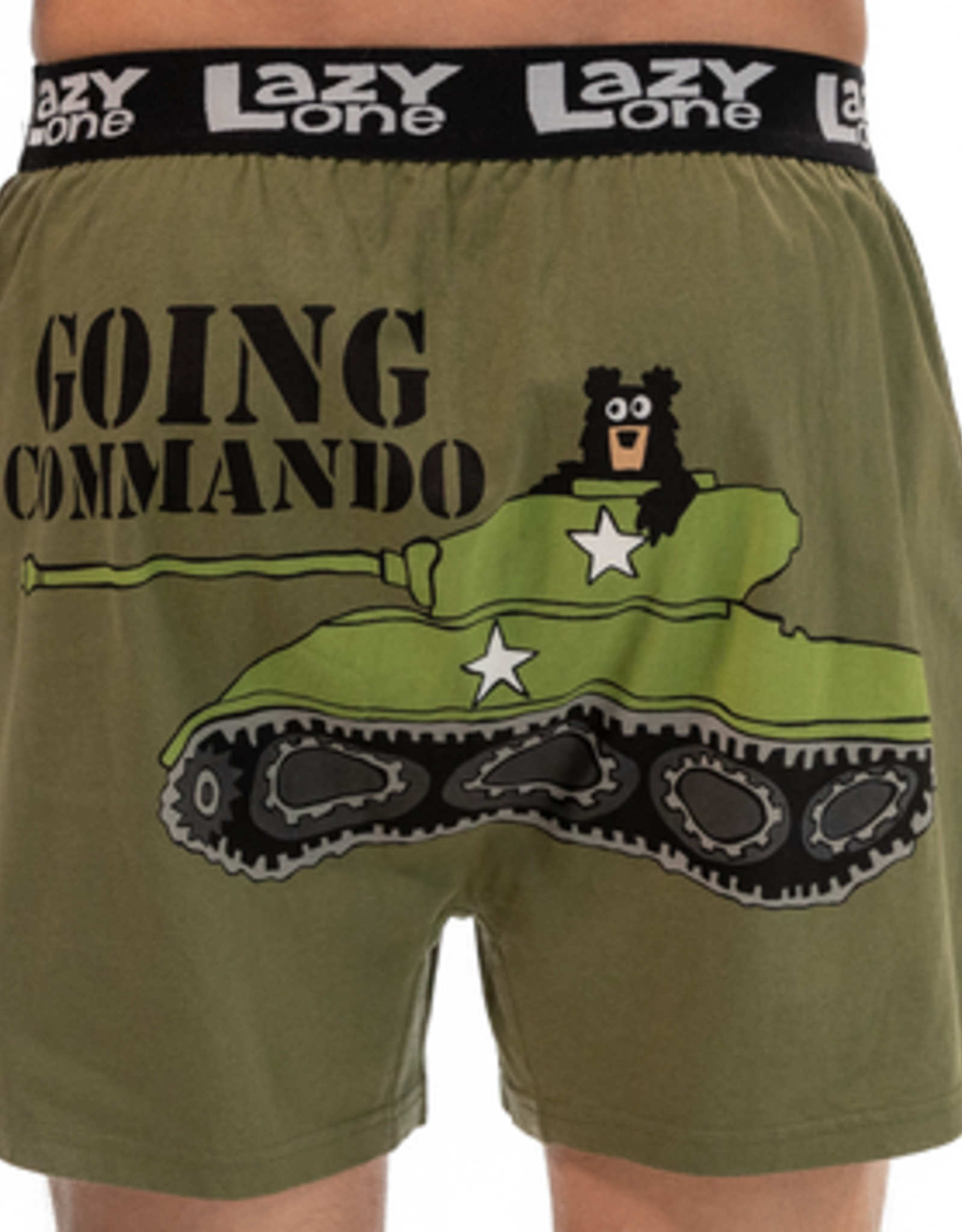 Mens Lazy One - Going Commando Bear Boxer Briefs    (M)