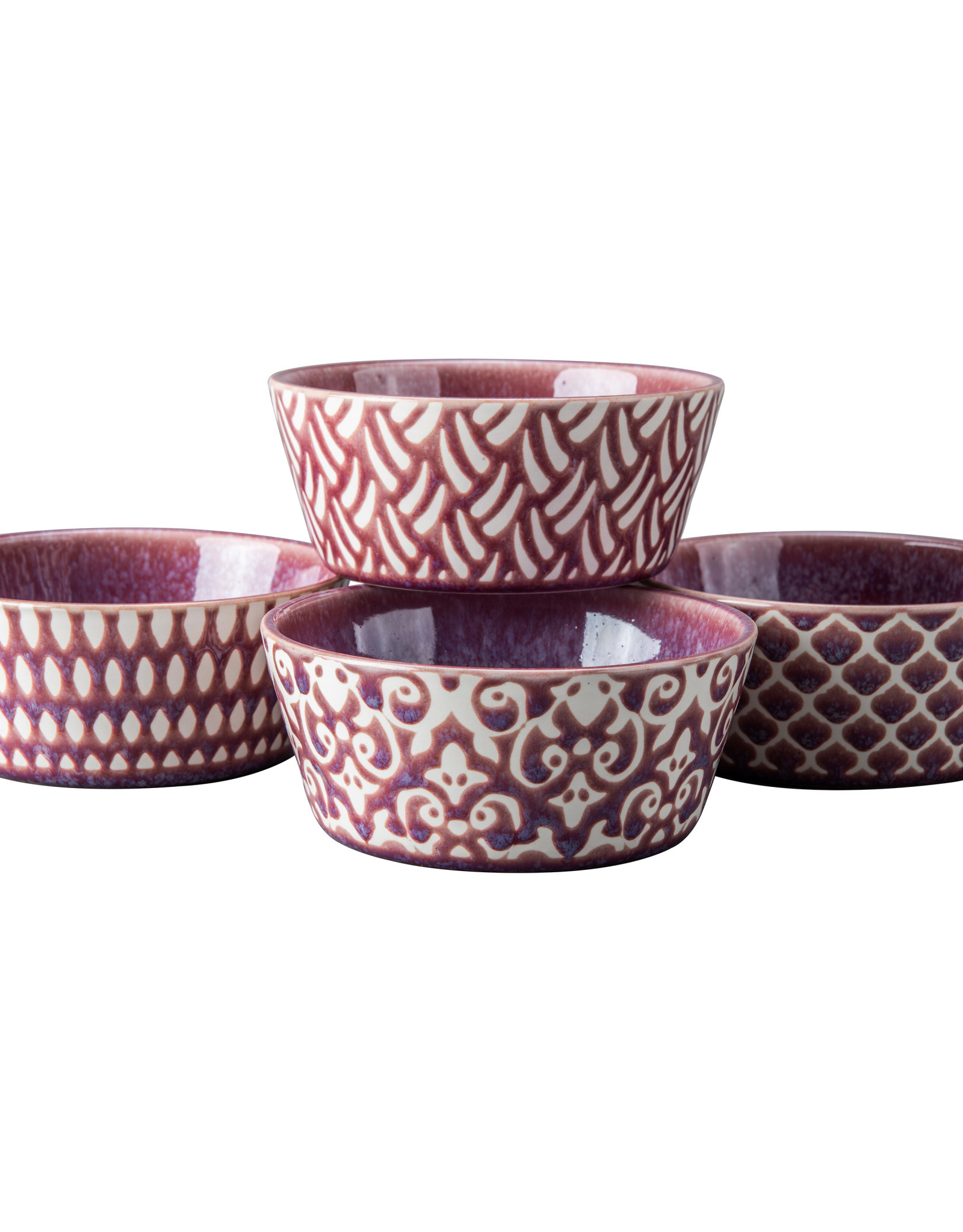 Kitchen BIA - Mirabelle Plum Assorted 6 oz Ramekin