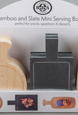 Kitchen BIA - Bamboo & Slate Mini Tapas Serving Boards (Mini) Assorted