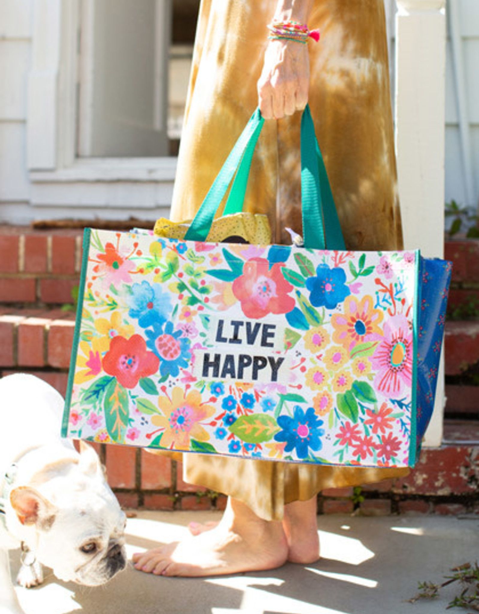 Accessories Natural Life Carry All Tote - Live Happy BAG454