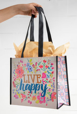 Accessories Natural Life Gift Bag - Live Happy Large GBAG157