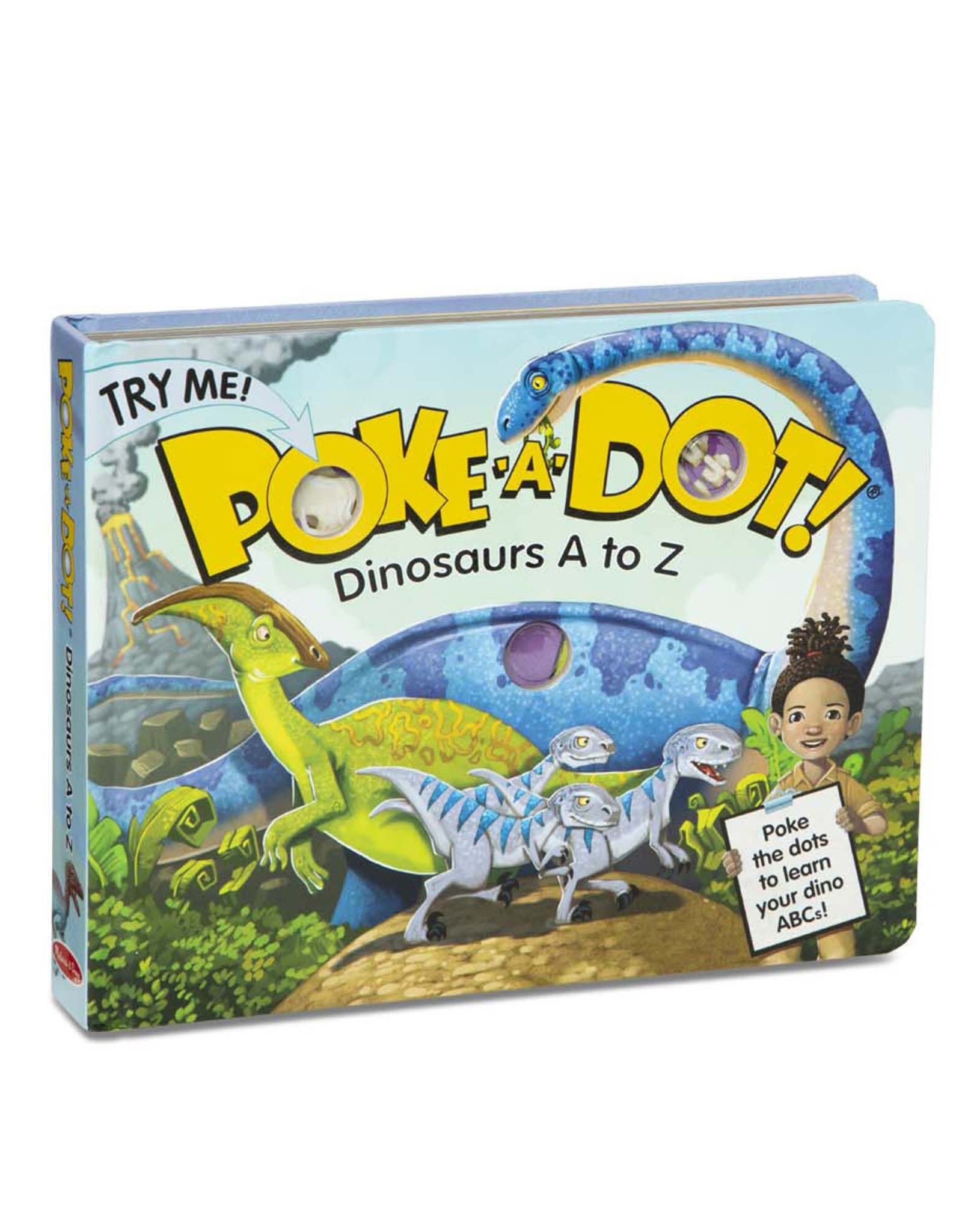 Kids Melissa & Doug -  Poke-A-Dot Dinosaurs A to Z Board Book