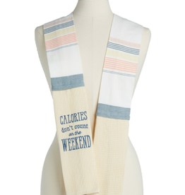 Kitchen Demdaco - Calories Don't Count on the Weekend Kitchen Boa