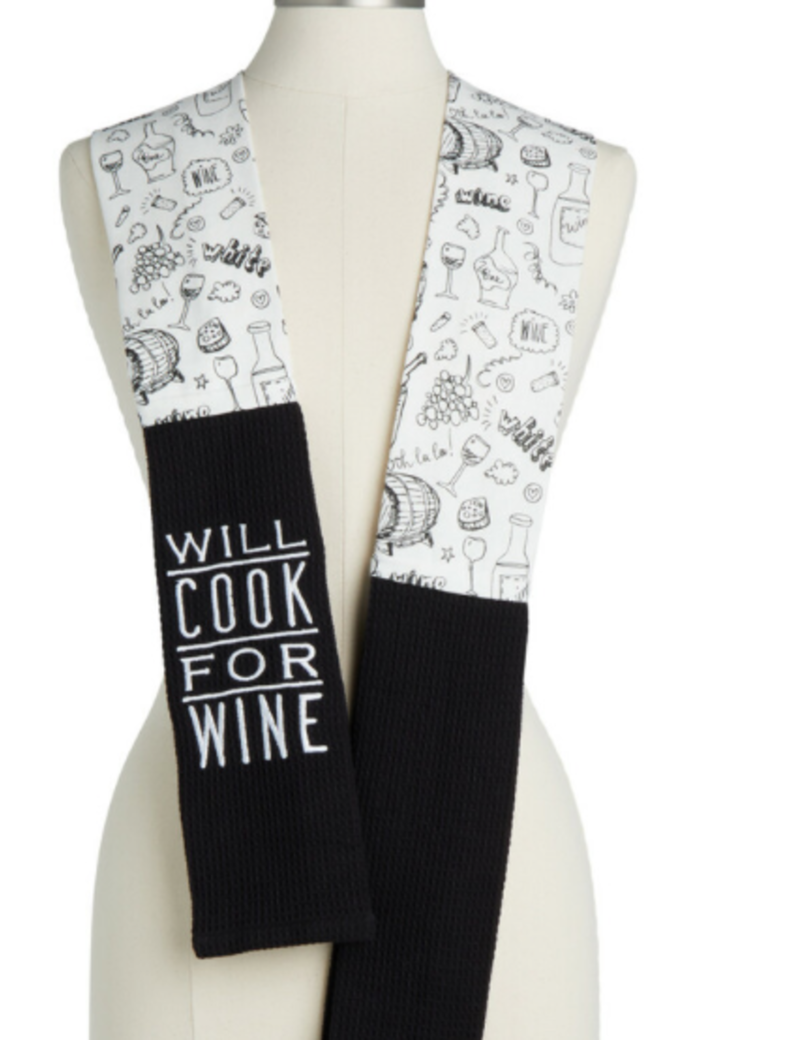 Kitchen Demdaco - Will Cook for Wine Kitchen Boa