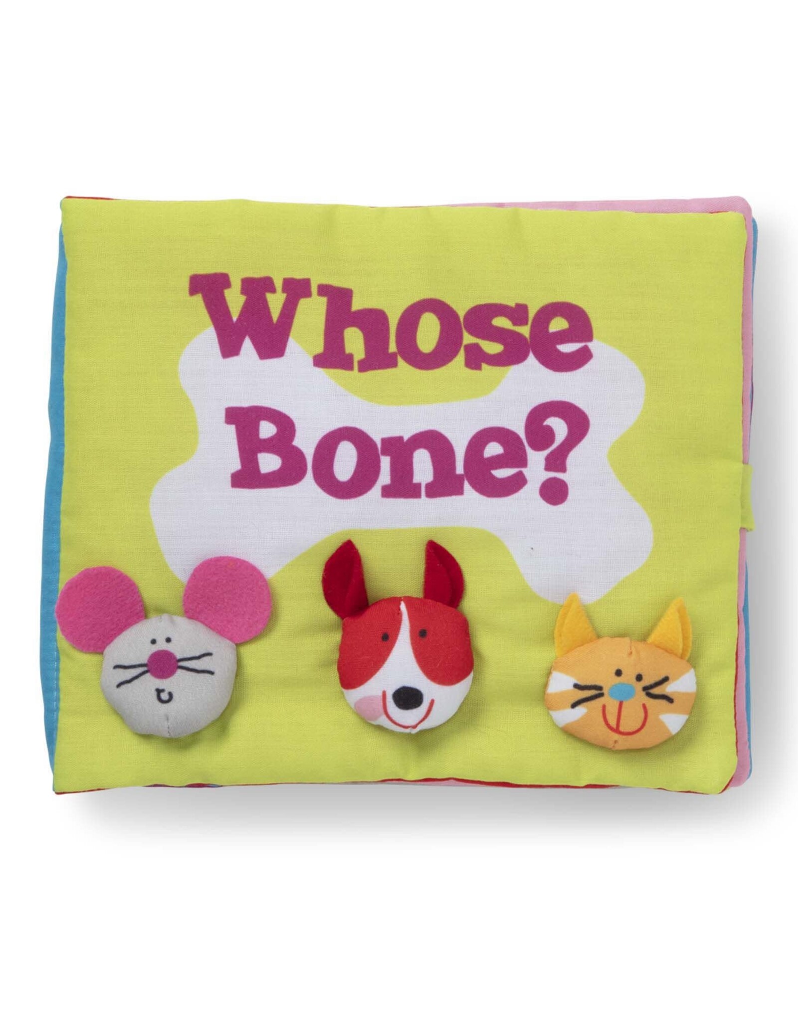 Kids Melissa & Doug - Whose Bone? Cloth Book